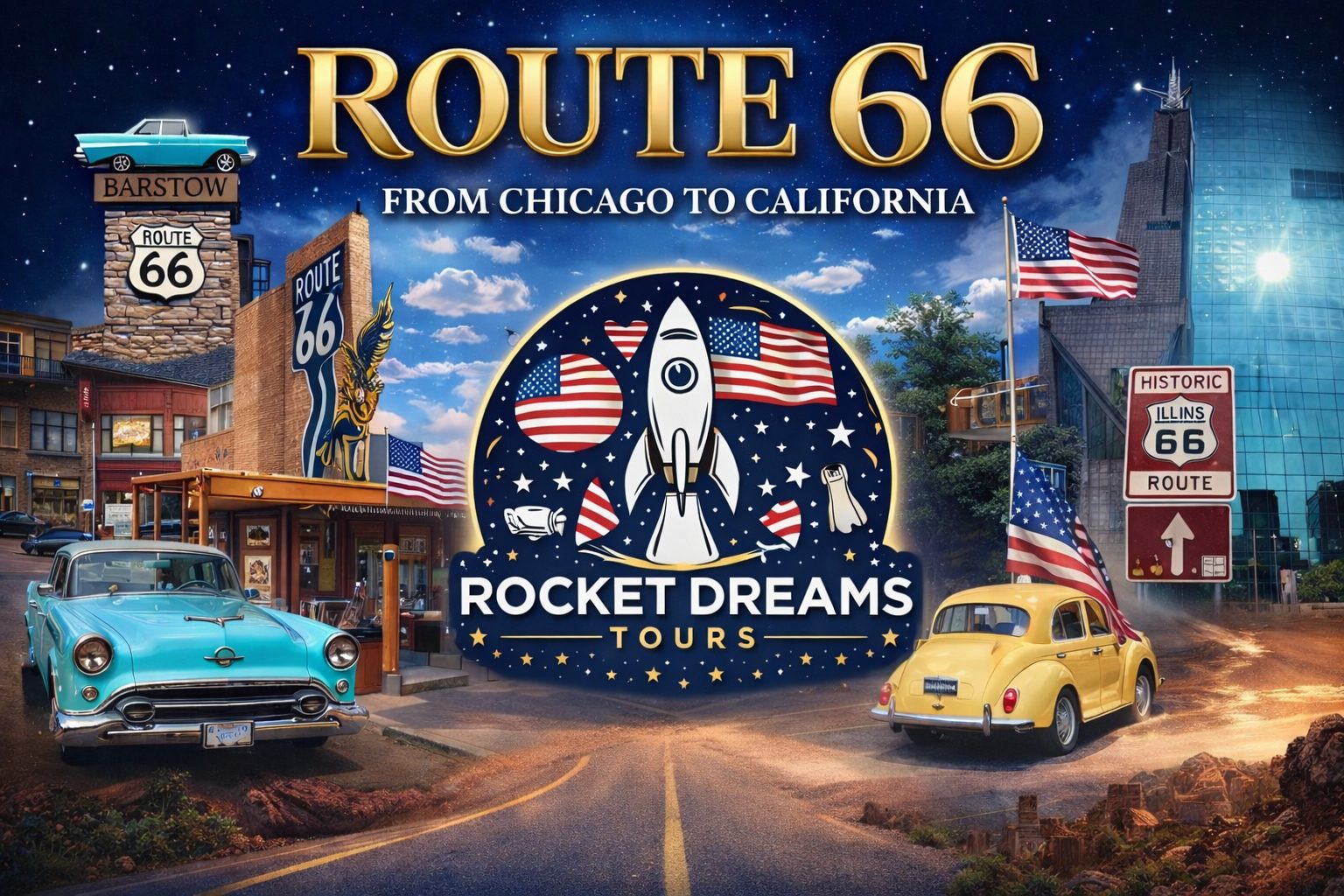 Route 66 - Rocket Dreams Tours