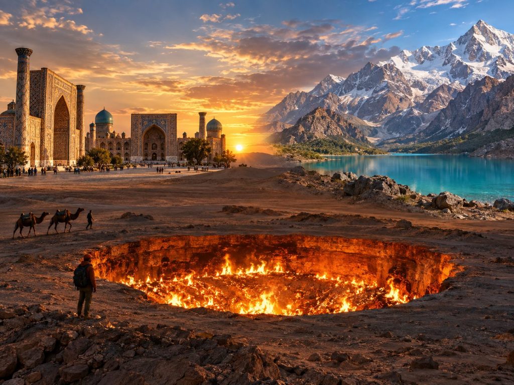 Uzbekistan, Turkmenistan i Tadžikistan