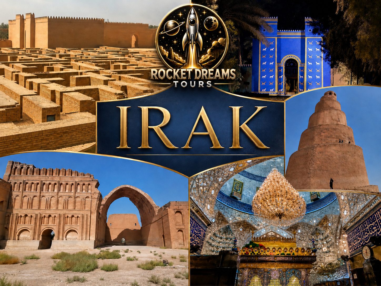 Irak — Putevima Mesopotamije, naslovna fotografija