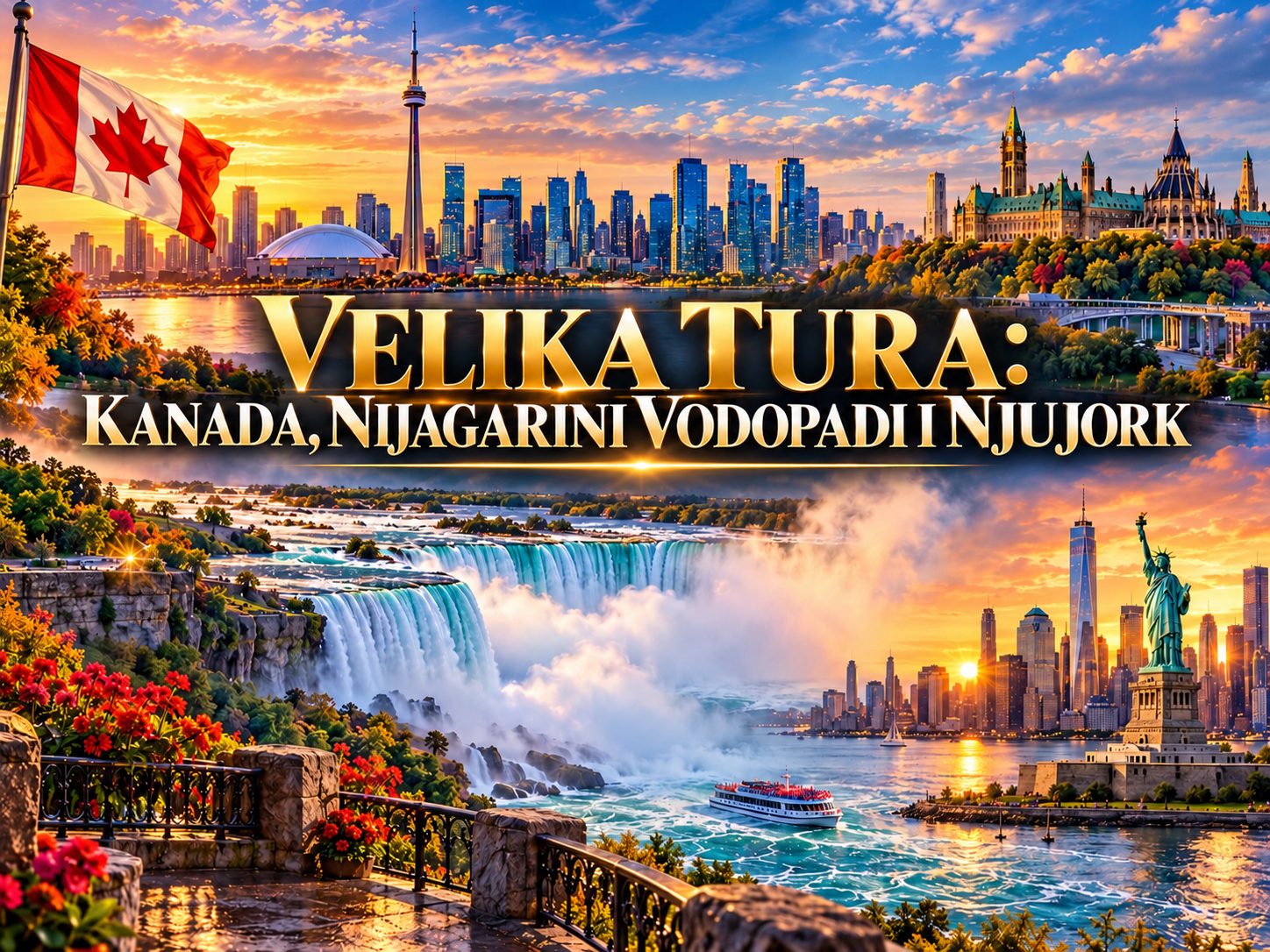 Kanada, Nijagarini vodopadi i Njujork — naslovna fotografija